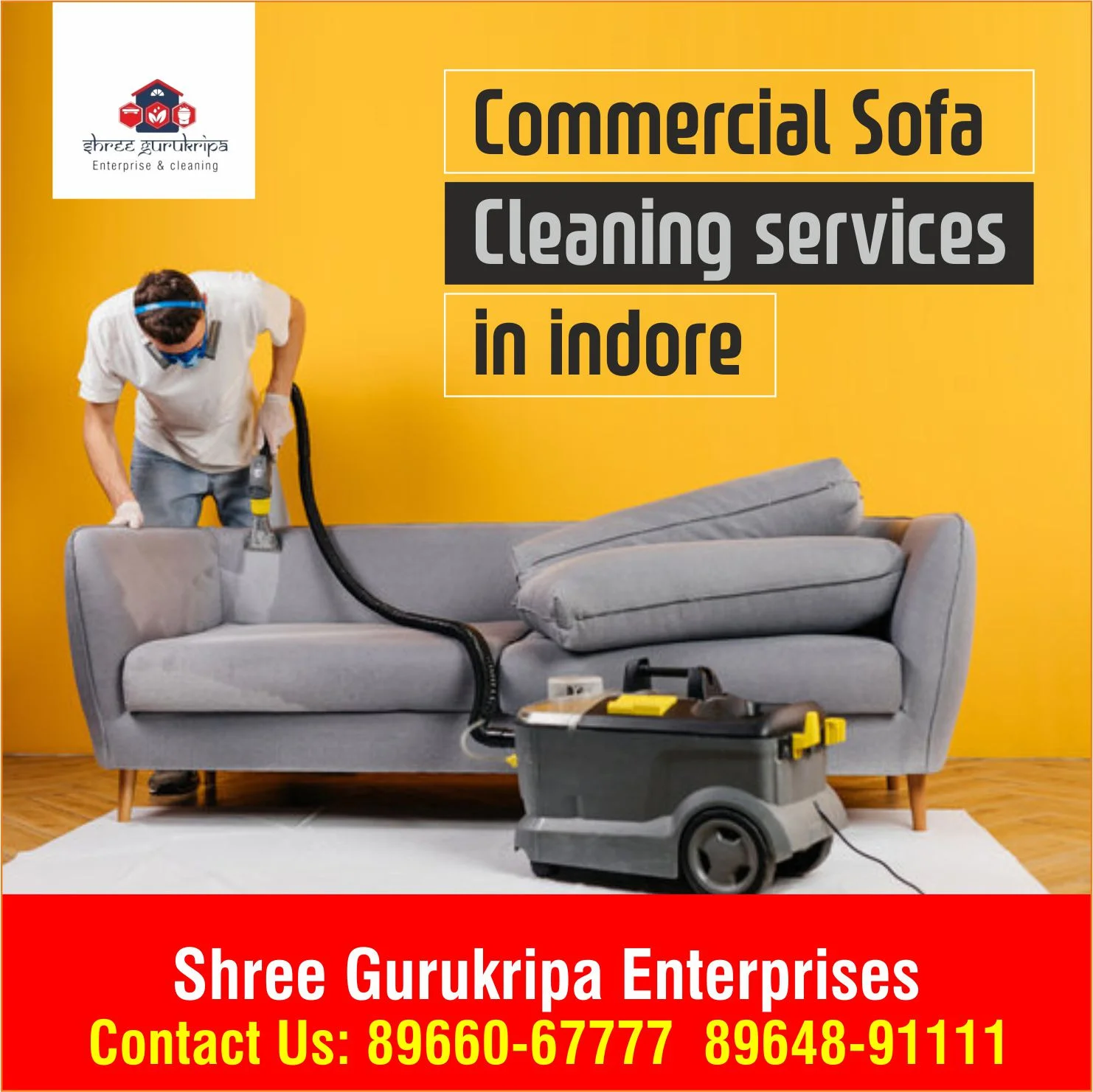 Commercial Sofa Cleaning Services in Indore 